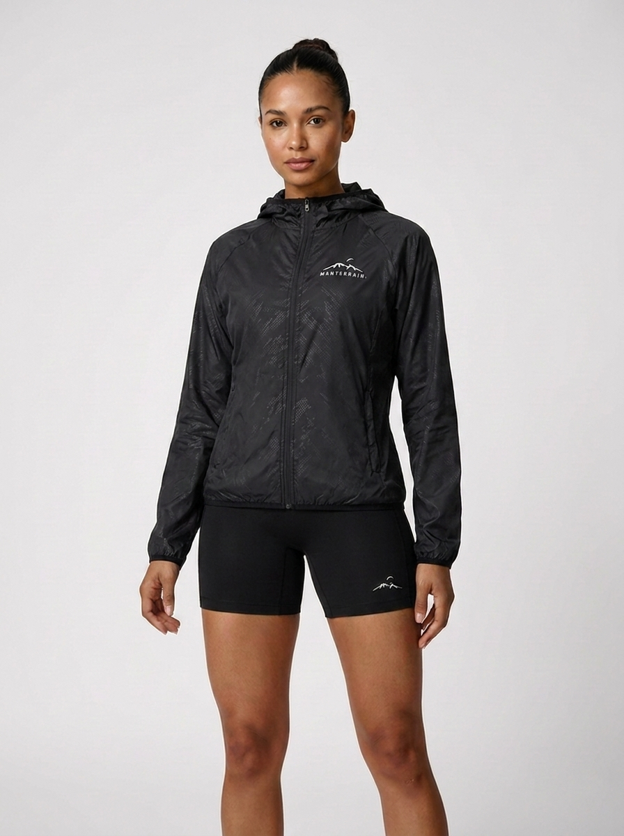 Manterrain Women's Alpine Windbreaker - jet black