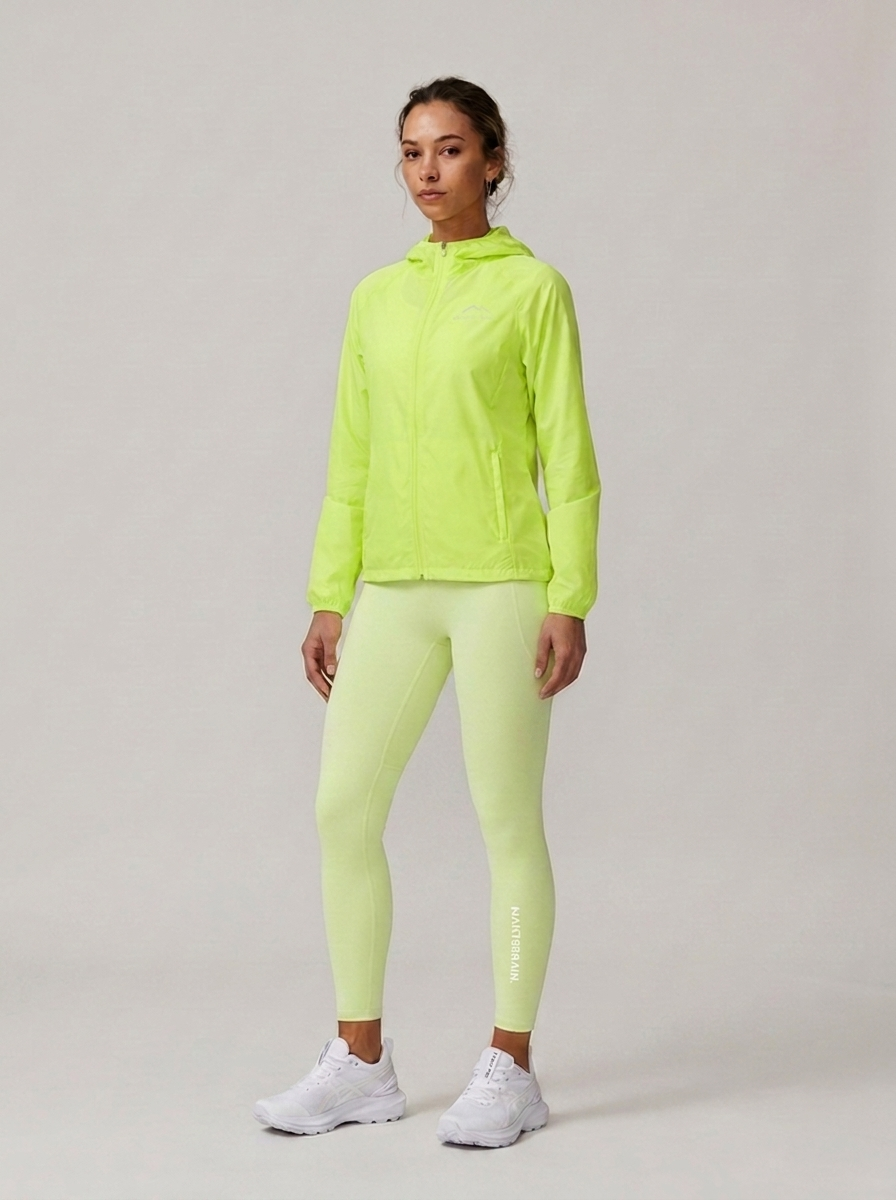 Manterrain Women's Alpine Windbreaker - neon green